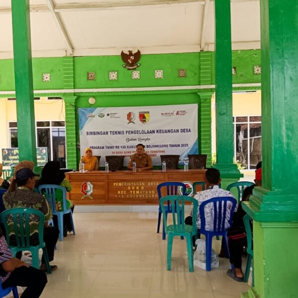 TMMD 125 Bojonegoro Gelar Bimtek Pengelolaan Keuangan Desa