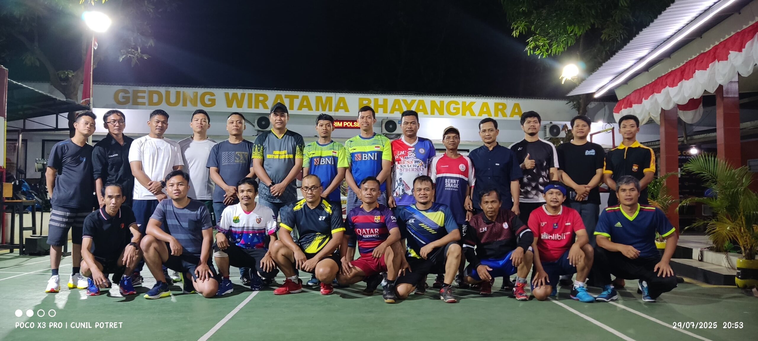 Wujud Kedekatan Polri dan Masyarakat, PB Polsek Cikupa Gelar Laga Persahabatan