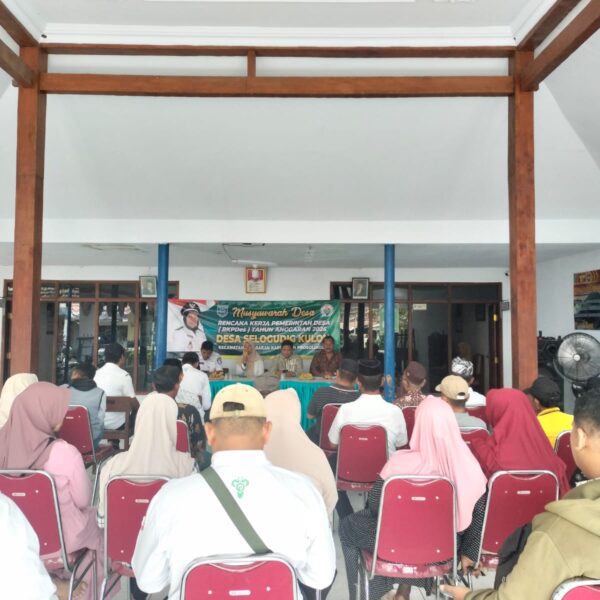 MUSDES RKPDes Tahun Anggaran 2026 Desa Selogudig Kulon di Harapkan Hasilkan Usulan Berkualitas Untuk Pembangunan