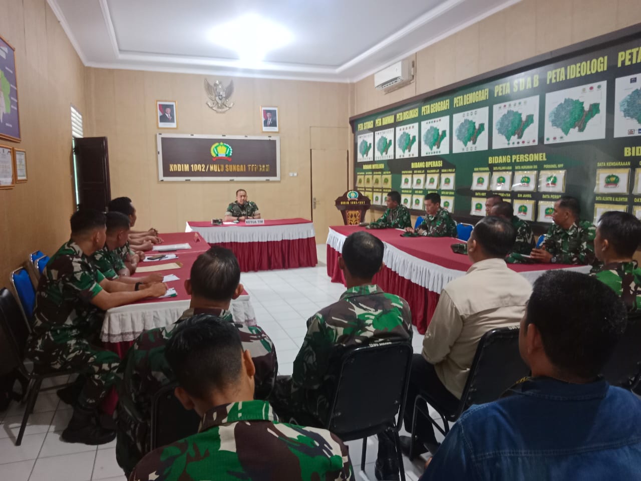 Kunjungan Tim Verifikasi Korem 101/Antasari Perkuat Administrasi Kodim 1002/HST