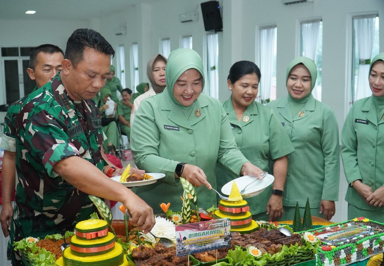 Peringati HUT Kodam VI/Mlw Ke-67, Kodim 0906/Kkr Ikuti Syukuran Secara Virtual