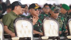 Panglima TNI dan Menhan RI Tinjau Geladi Bersih Upacara Gelar Pasukan Operasional dan Kehormatan Militer