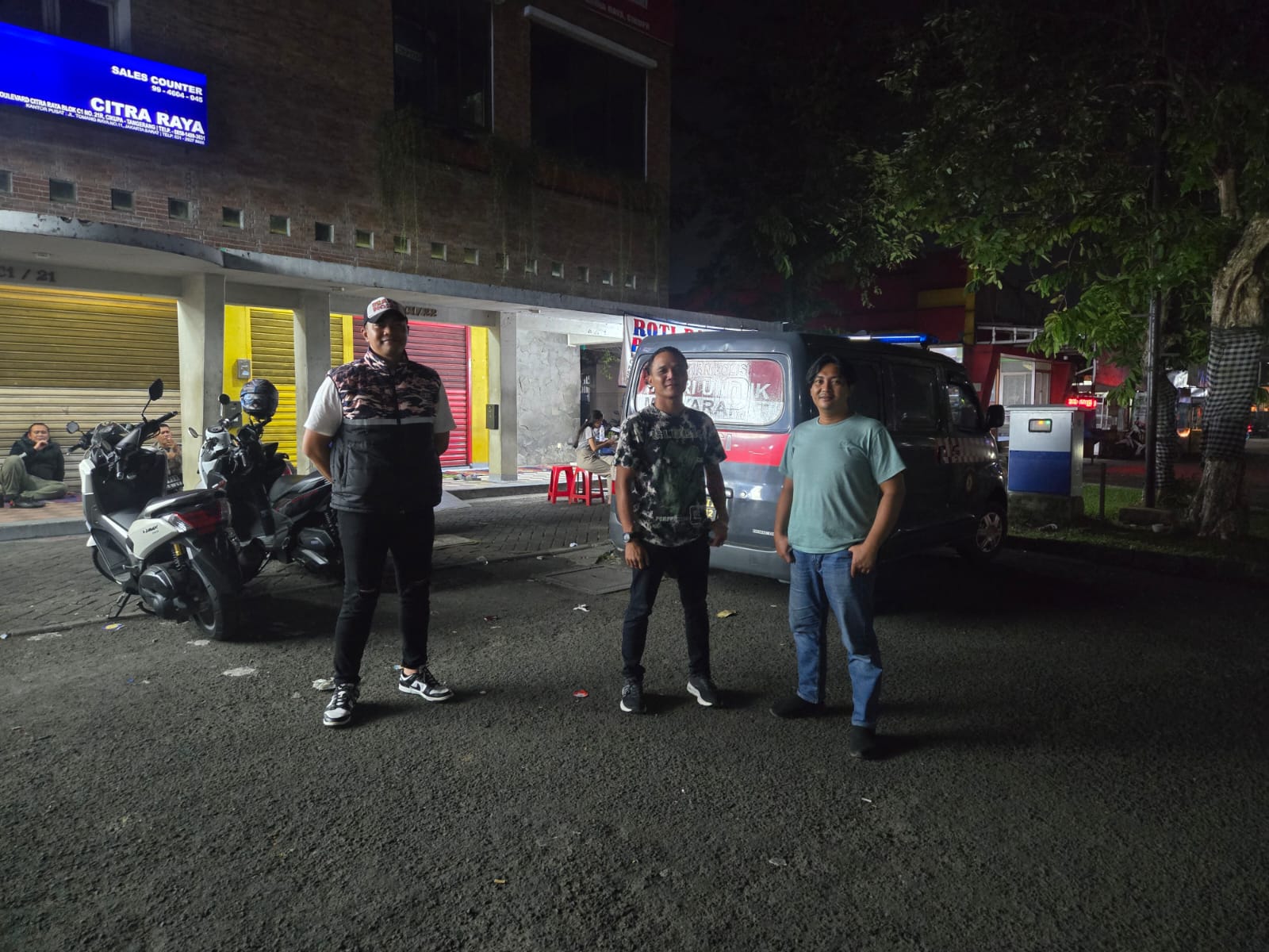Opsnal Reskrim Polsek Cikupa Patroli Dini Hari di Citra Raya, Dipimpin Kanit Reskrim IPDA Syaiful Rusdiansyah