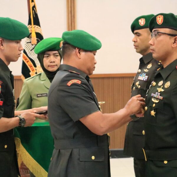 Danrem Kohir: Sertijab Bentuk Dinamika dan Pembinaan Karir