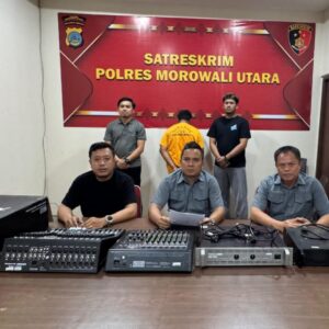 Polres Morowali Utara tangkap Pelaku pencurian sound system di Gereja Bahtera Korobonde