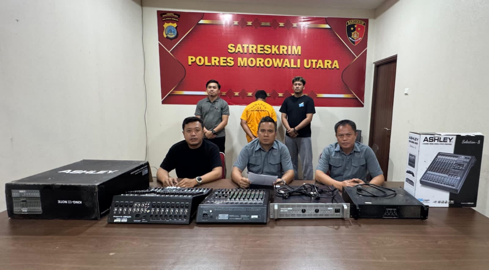 Polres Morowali Utara tangkap Pelaku pencurian sound system di Gereja Bahtera Korobonde