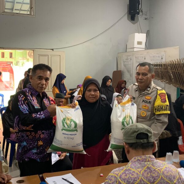 Pastikan Tepat Sasaran, Polisi Pantau Bantuan Beras Bulog