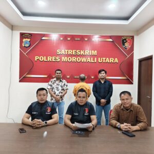 Satreskrim Polres Morowali Utara tangkap pelaku Penggelapan Rp 1,8 M hasil pembayaran ganti rugi lahan