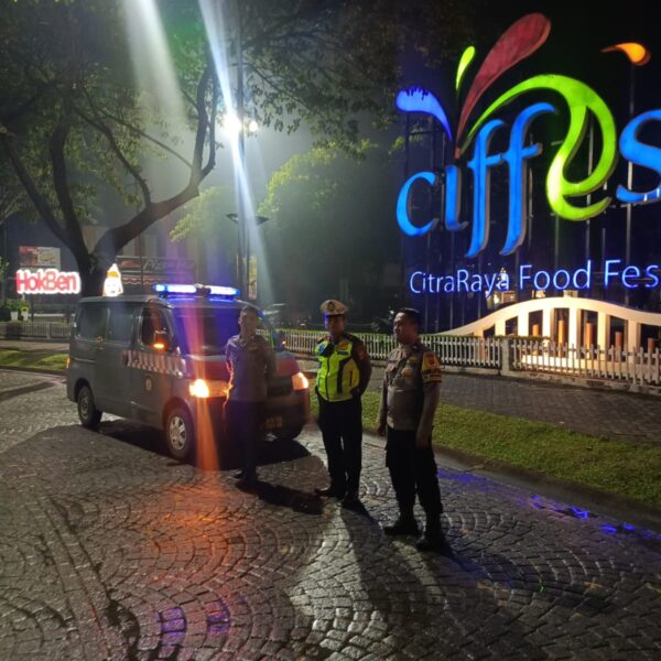 Patroli Malam Polsek Cikupa Cegah 3C dan Gangguan Kamtibmas