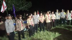 Peringatan Hari Pramuka Ke-64 Di Bantayan Dimeriahkan Pawai Obor