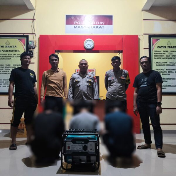 Viral genset hilang, Kapolsek Petasia yang baru menjabat dua hari berhasil tangkap pelakunya