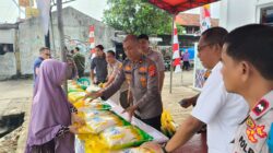 Polsek Cikupa Gelar Gerakan Pangan Murah Sambut HUT RI ke-80