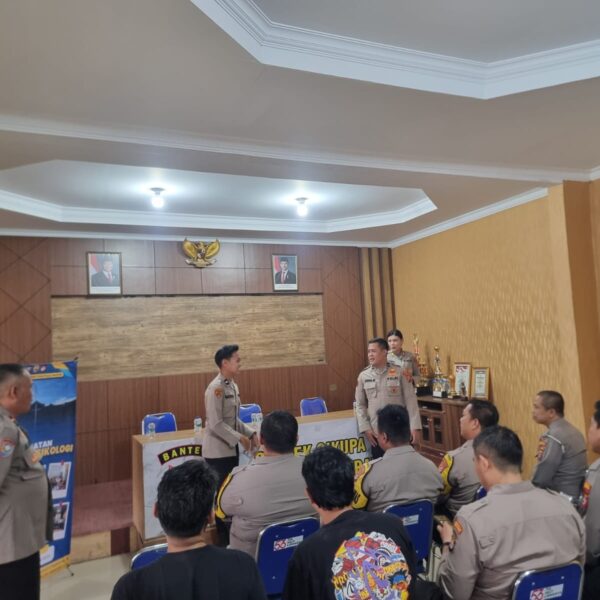 Patroli Psikologi, Polda Banten Jaga Mental dan Fisik Personel Polsek Cikupa