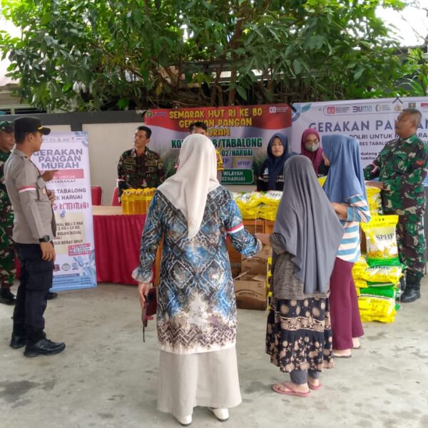 Kodim 1008 Tabalong Stabilkan Harga Lewat Gerakan Pangan Murah