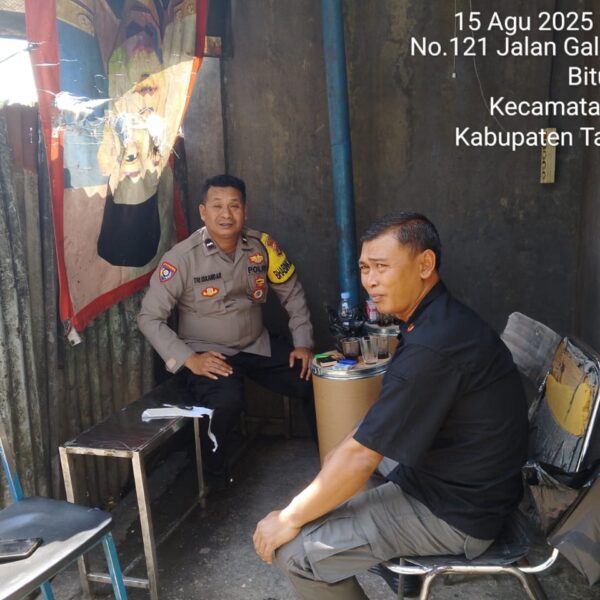 Aipda Tri Iskandar Sambangi Warga Bulakan, Perkuat Hubungan Polri dan Masyarakat