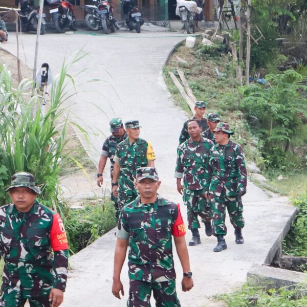 Tim Wasev Mabes TNI-AD tinjau Sasaran TMMD 125 Bojonegoro