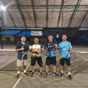 Dandim 1002/HST Jalin Komunikasi Sosial Lewat Tenis di Barabai