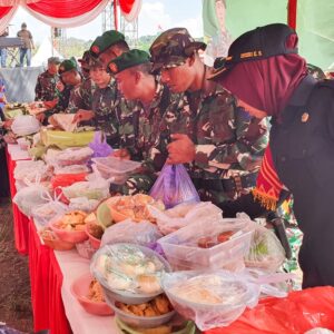 Ungkapan Syukur dan Terima Kasih, Warga Soko Sediakan 30 Nasi Tumpeng untuk Satgas TMMD 125 Bojonegoro Ungkapan Syukur dan Terima Kasih, Warga Soko Sediakan 30 Nasi Tumpeng untuk Satgas TMMD 125 Bojonegoro