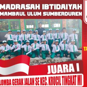 Madrasah Musden Sumberduren Pertahankan Gelar Juara Gerak Jalan Krucil Madrasah Musden Sumberduren Pertahankan Gelar Juara Gerak Jalan Krucil