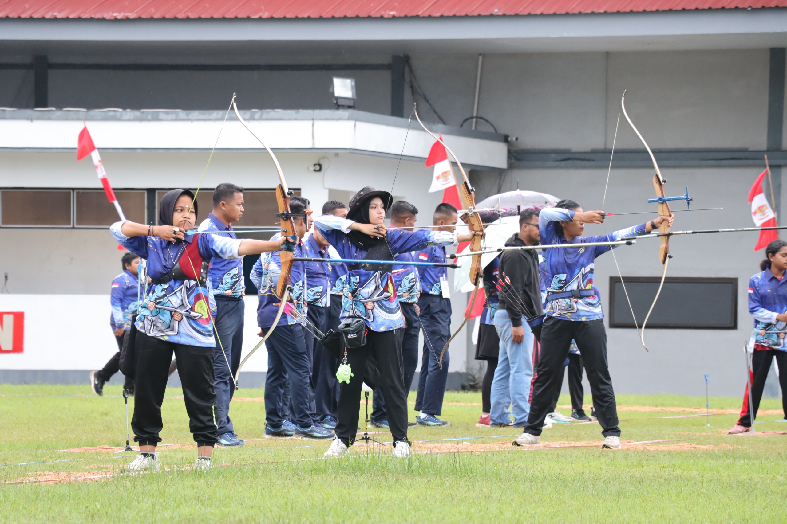 Semangat Patriotisme Memperingati HUT RI ke 80, Kodaeral XIV Gelar Perlombaan Panahan di Sorong