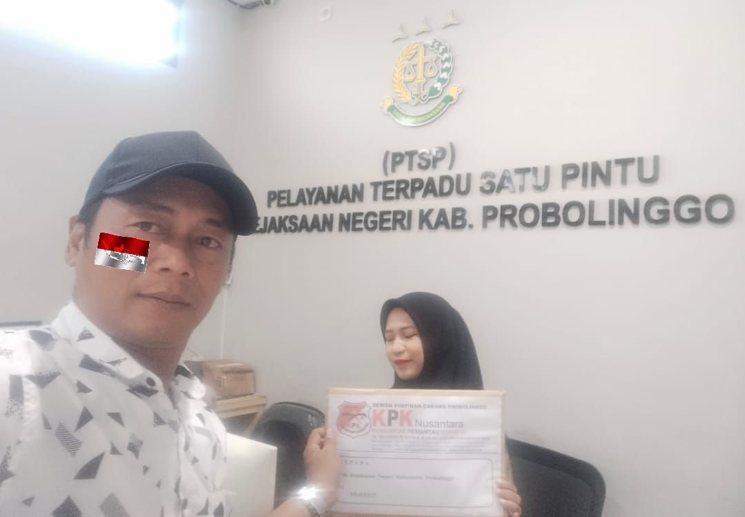 KPK Nusantara Probolinggo Resmi Laporkan Dugaan Korupsi ADD dan DD Kalidandan