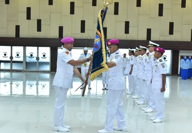 Kolonel Marinir Nioko Budi Legowo Resmi Jabat Komandan Puslatmar Kodiklatal