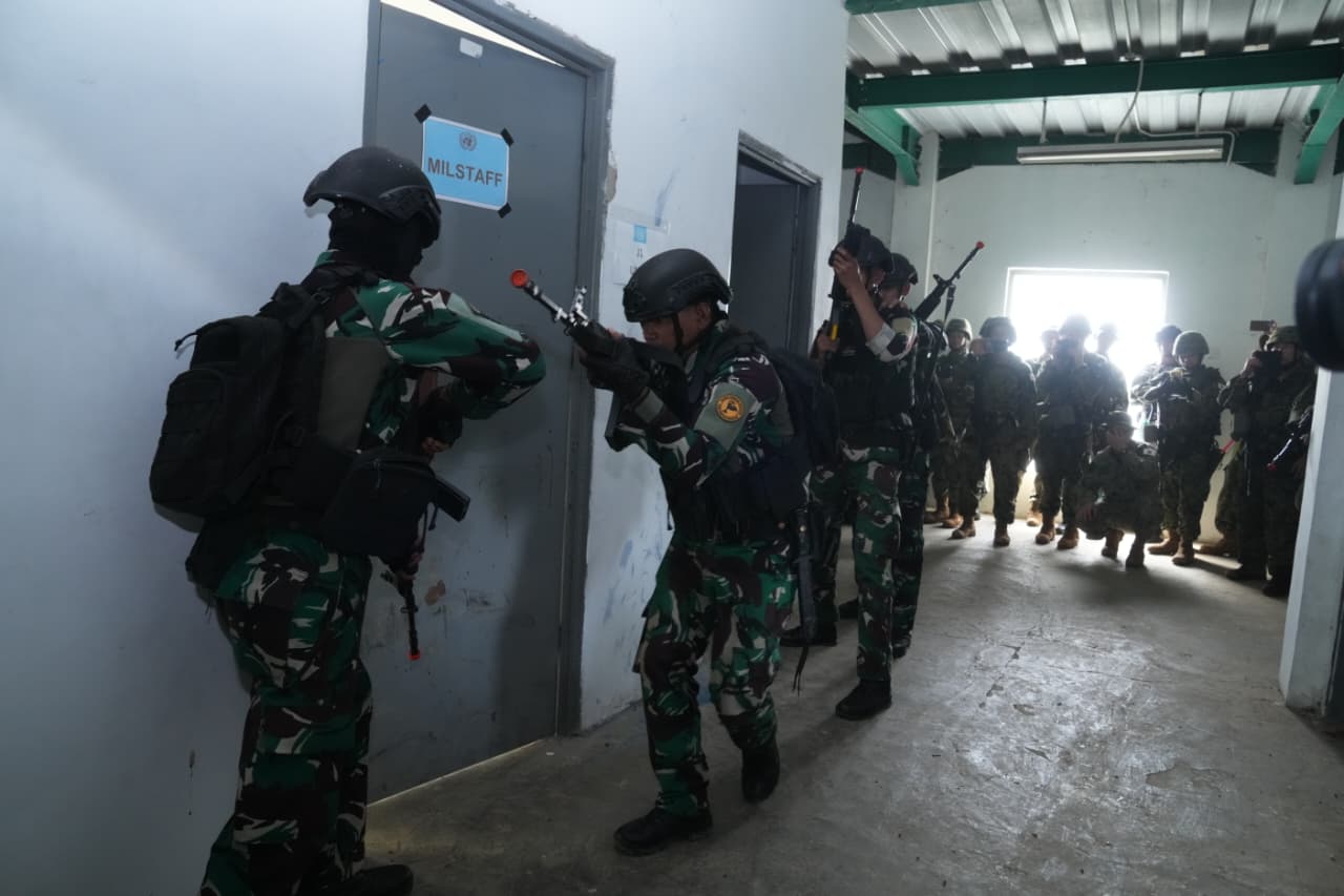 TNI dan Pasukan Multinasional Uji Interoperabilitas di Medan Tropis dan Pertempuran Jarak Dekat