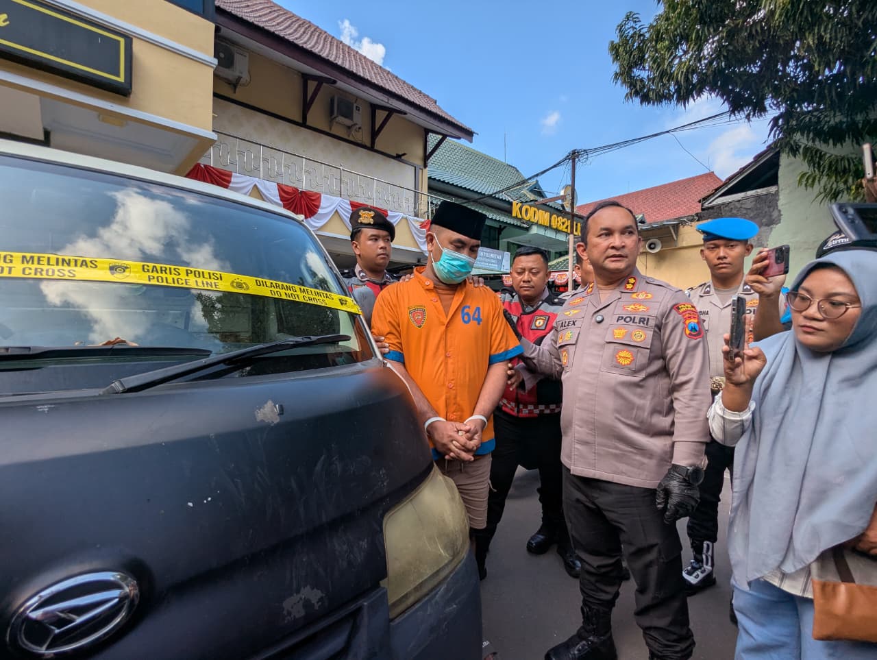 Satreskrim Polres Lumajang Bongkar Jaringan Penadah Mobil Grand Max