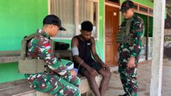 Demi Senyum Sehat Warga Perbatasan, Satgas 312/KH Turun Tangan