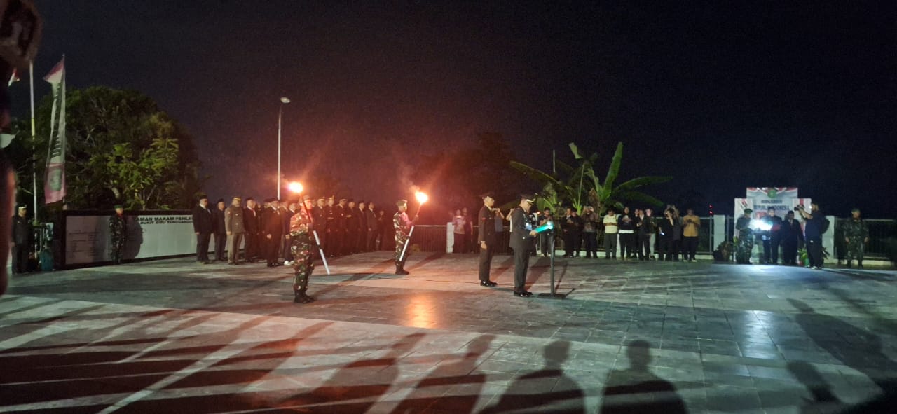 Dandim Kukar Pimpin AKRS Dalam Peringati HUT RI ke-80