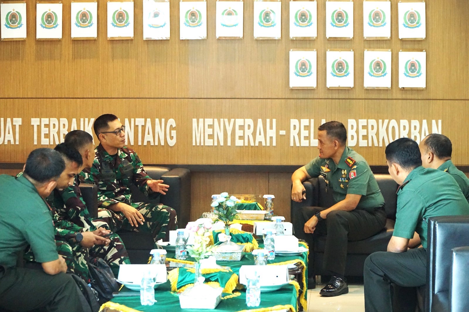 Kodim 0906/Kkr Terima Kunjungan Tim Wasev Bidang Teritorial TNI AD