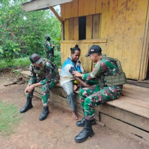 Cegah Penyakit, Satgas Yonif 312/KH Pos Kalimaro Ajarkan Pola Hidup Sehat Cegah Penyakit, Satgas Yonif 312/KH Pos Kalimaro Ajarkan Pola Hidup Sehat