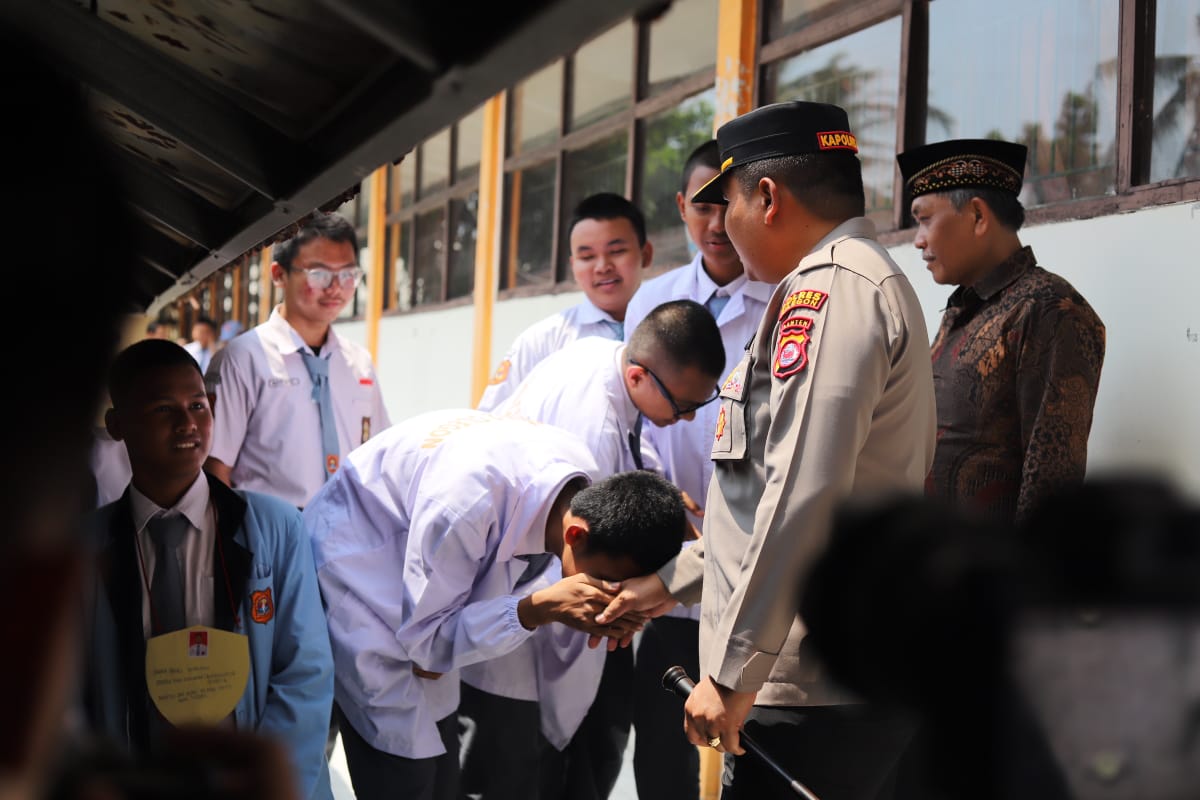 Generasi Emas Cilegon: Kapolres Tekankan Pentingnya Belajar dan Hindari Tawuran