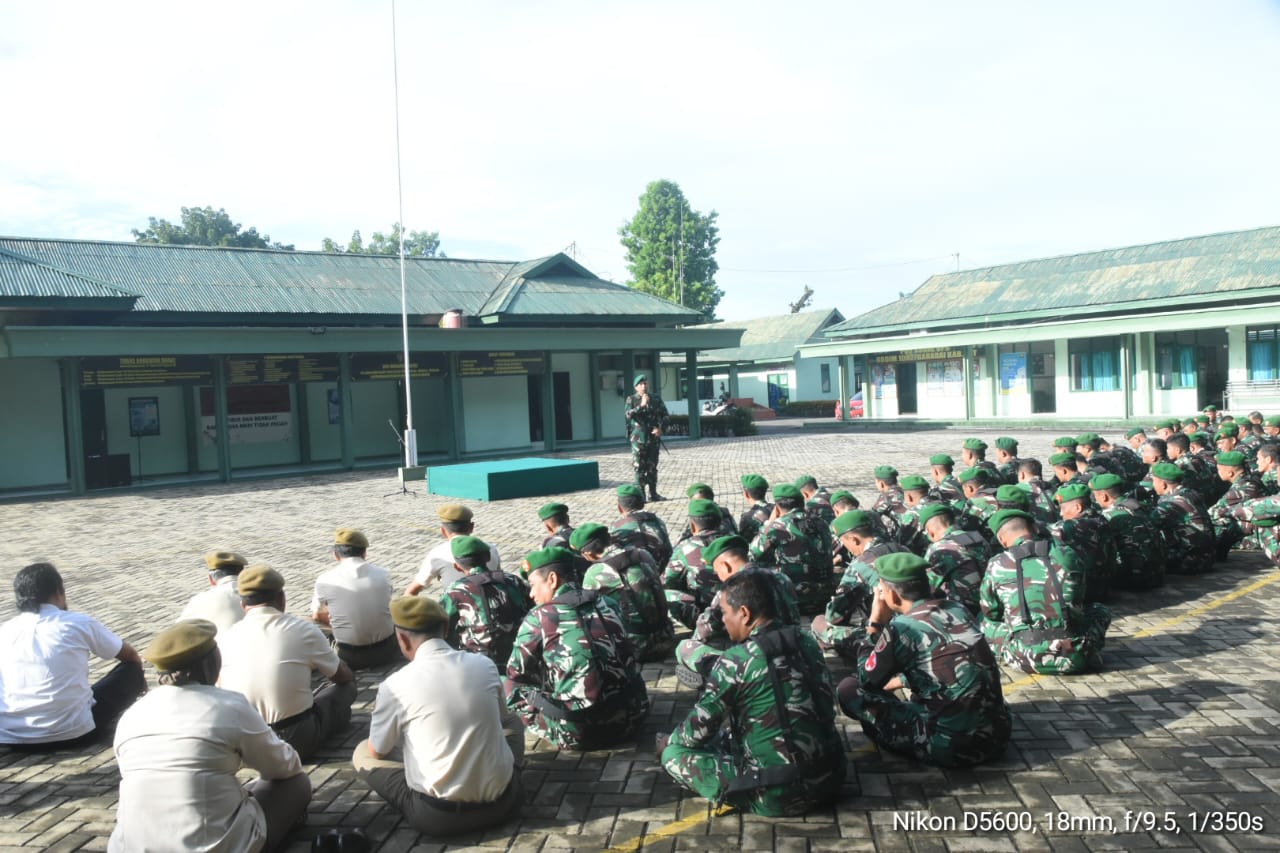 Dandim 1002/HST: Prajurit Harus Semangat dan Bertanggung Jawab