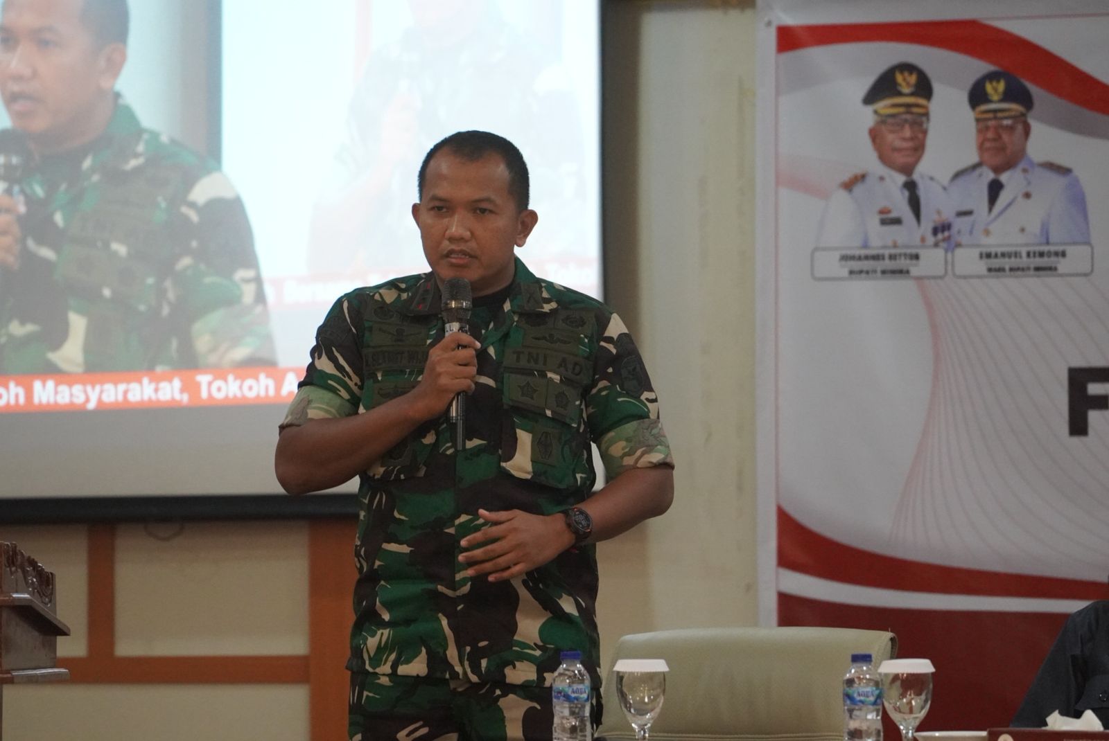 Hadiri Rapat Forkopimda, Dandim 1710/Mimika: Kita Semua Sepakat Mimika Aman Dan Damai