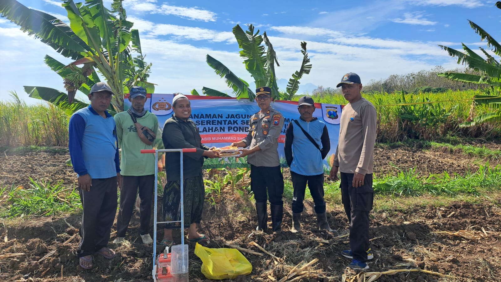 Kapolsek Syamsul Arifin: Jagung Ponpes Riyadus Solihin untuk Masyarakat