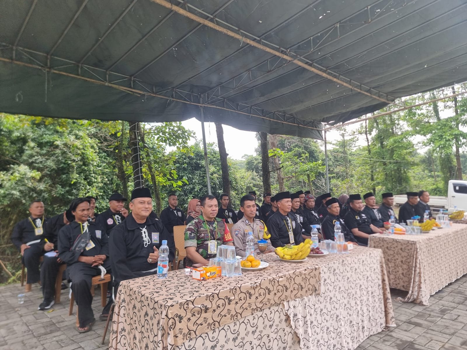 Polsek Cikupa Amankan Tasyakuran Warga Baru dan HUT ke-7 Ranting PSHT Cikupa