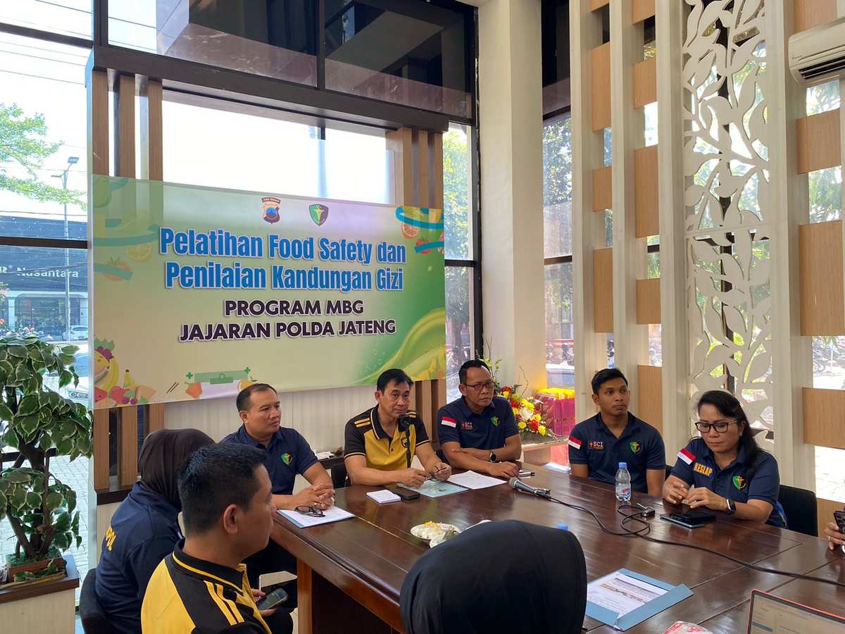 Jajaran Dokkes Polda Jateng Jamin Kualitas Program Makan Bergizi Gratis Pada Sentra Produksi Program Makan Bergizi (SPPG) Polri Di Wilayah Jateng*