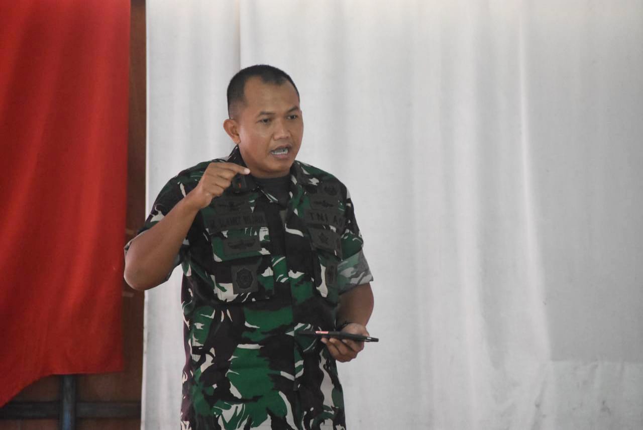 Usai Upacara Bendera, Dandim 1710/Mimika Gelar Jamdan Sampaikan Arahan Kasad Kepada Segenap Prajurit dan PNS Kodim