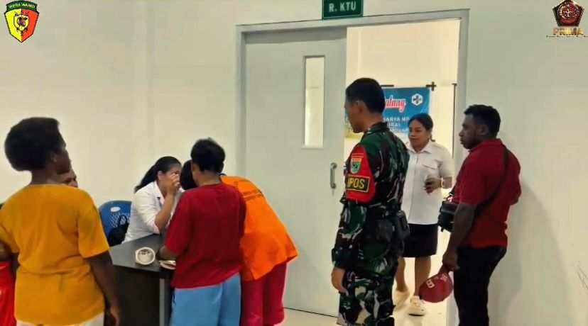 Satgas Pamtas RI-PNG Kewilayahan Yonif 763/SBA Pos Yembun Bersama Dinas Kesehatan Puskesmas Yembun Laksanakan Kegiatan Loka Karya Minilintas Sektoral Satgas Pamtas RI-PNG Kewilayahan Yonif 763/SBA Pos Yembun Bersama Dinas Kesehatan Puskesmas Yembun Laksanakan Kegiatan Loka Karya Minilintas Sektoral