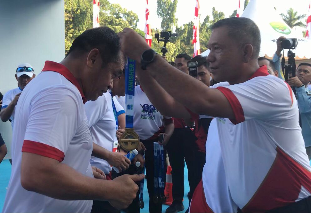Suasana Jelang Kasad Finish Pada Panglima TNI Run HUT ke-80 TNI*