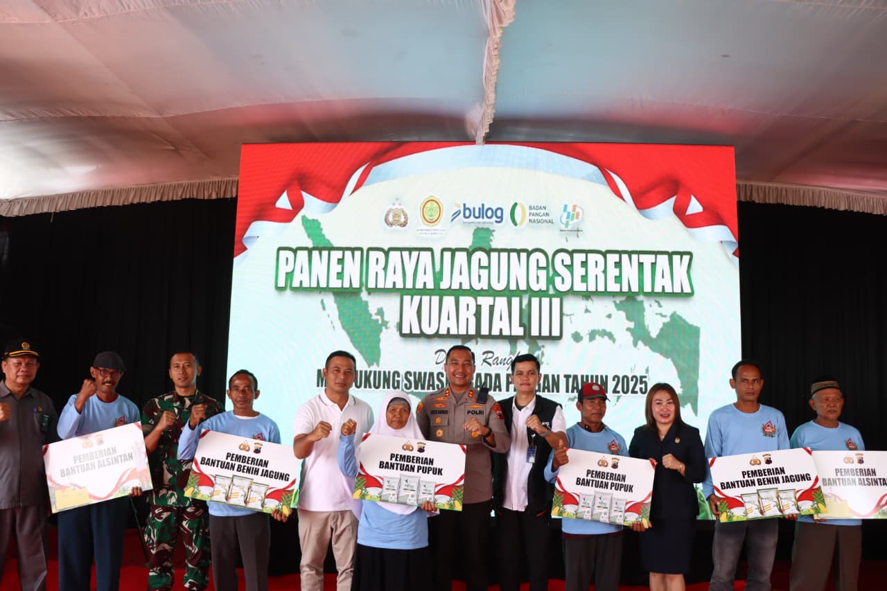 Kapolres Boyolali Bersama Forkopimda Panen Raya Jagung, Bukti Sinergi untuk Ketahanan Pangan Nasional”*