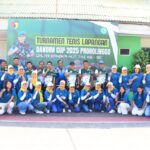 Semarakkan HUT TNI Ke 80, Dandim 0820/Probolinggo Letkol Arh Iwan Hermaya Membuka Gelaran Turnamen Tenis Lapangan Dandim Cup
