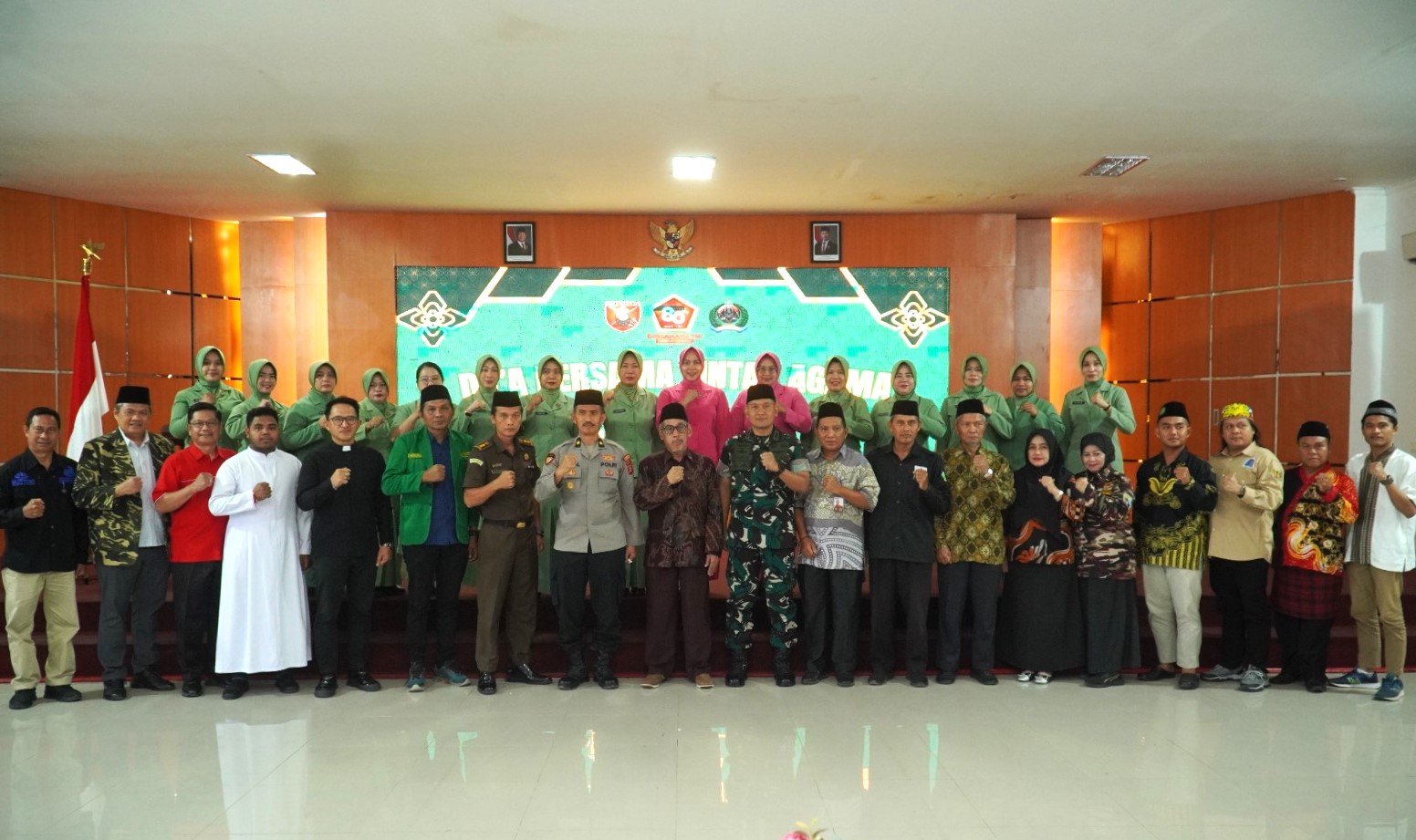 Kodim 0906/Kkr Gelar Doa Bersama Lintas Agama Dalam Rangka Peringati HUT TNI