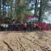 Peringati HUT TNI Ke-80, Koramil  Samboja Gelar Aksi Bersih-Bersih Pantai