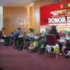 Sambut HUT TNI ke-80, Kodim 0906/Kukar Gelar Bakti Sosial Donor Darah