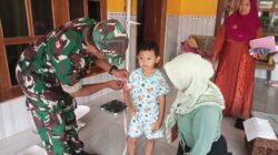 Babinsa Panggungasri Dampingi Kegiatan Posyandu, Wujud Kepedulian Terhadap Kesehatan Warga