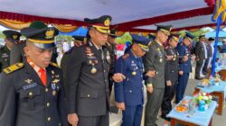 Kenang Jasa Para Pahlawan, Kodim 1710/Mimika Bersama Satuan TNI Di Mimika Gelar Upacara Tabur Bunga Dalam Rangka HUT Ke-80 TNI Tahun 2025