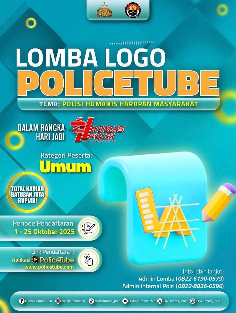 HUMAS POLRI GELAR TIGA LOMBA KREATIF: SEMARAKKAN HARI JADI HUMAS POLRI KE-74* HUMAS POLRI GELAR TIGA LOMBA KREATIF: SEMARAKKAN HARI JADI HUMAS POLRI KE-74*