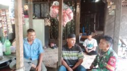 Hari Libur Tak Halangi Babinsa Koramil 1002-08/LAU Berkomunikasi dengan Warga Binaan